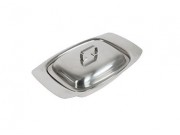 Sunnex Stainless Steel Butter Dish with Lid